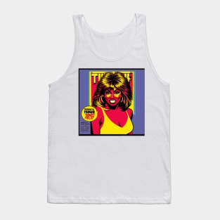 Turner Greatest Hits Vinyl Record Pop Art Tank Top